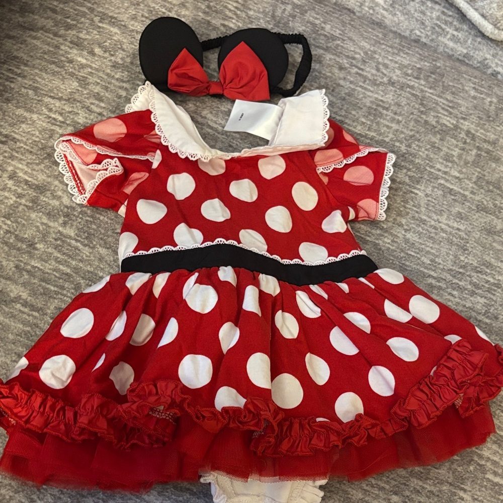 Disney Red and White Minnie Mouse Halloween Costume